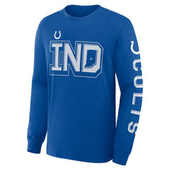 Indianapolis Colts Hometown Sweep Legacy Long Sleeve T-Shirt - Royal T-shirts