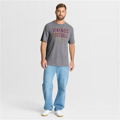 Minnesota Vikings First Down Tribute Tri-Blend T-Shirt - Heather Gray T-shirts