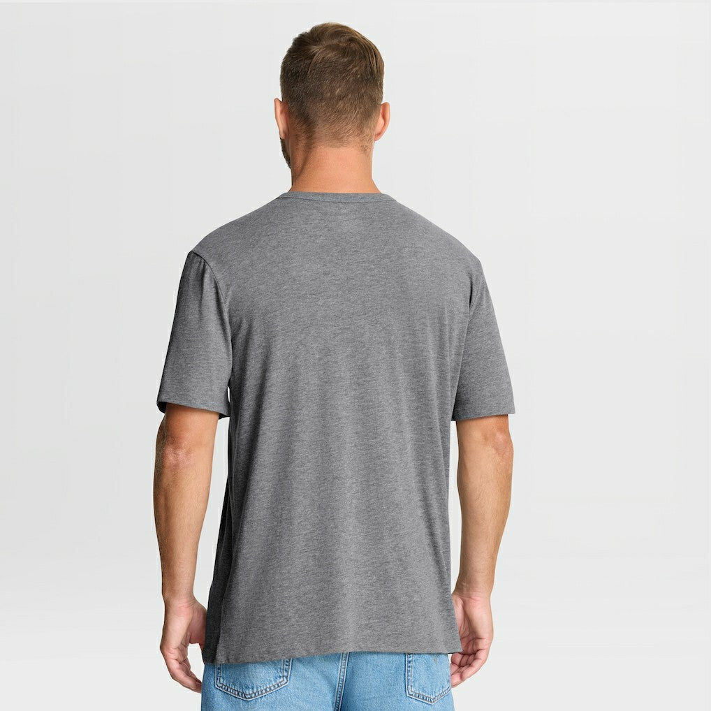 Carolina Panthers First Down Tribute Tri-Blend T-Shirt - Heather Gray T-shirts