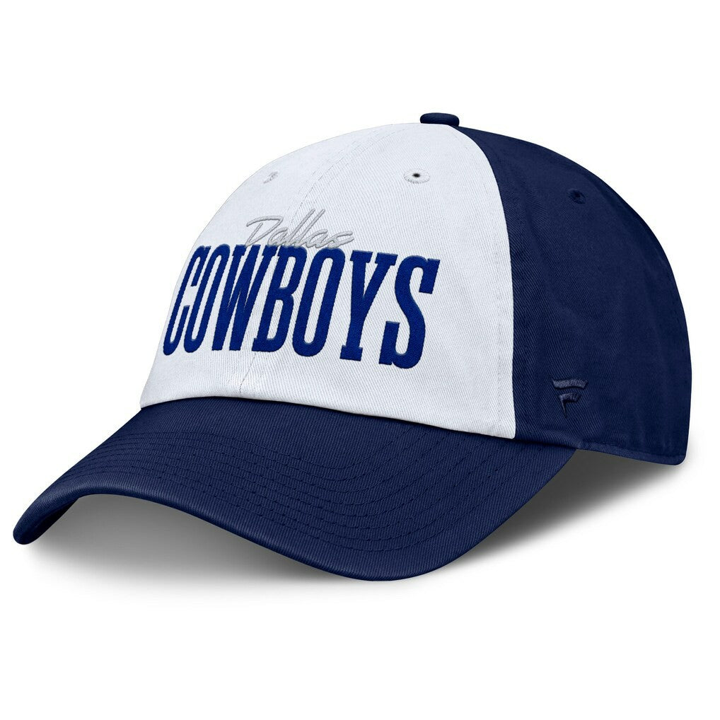 Dallas Cowboys Women's Fanzone Adjustable Hat - White/Navy Hats