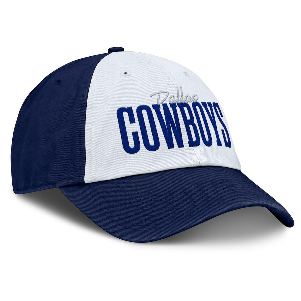 Dallas Cowboys Women's Fanzone Adjustable Hat - White/Navy Hats