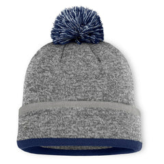 Dallas Cowboys Motion Cuffed Knit Hat with Pom - Heather Gray Hats