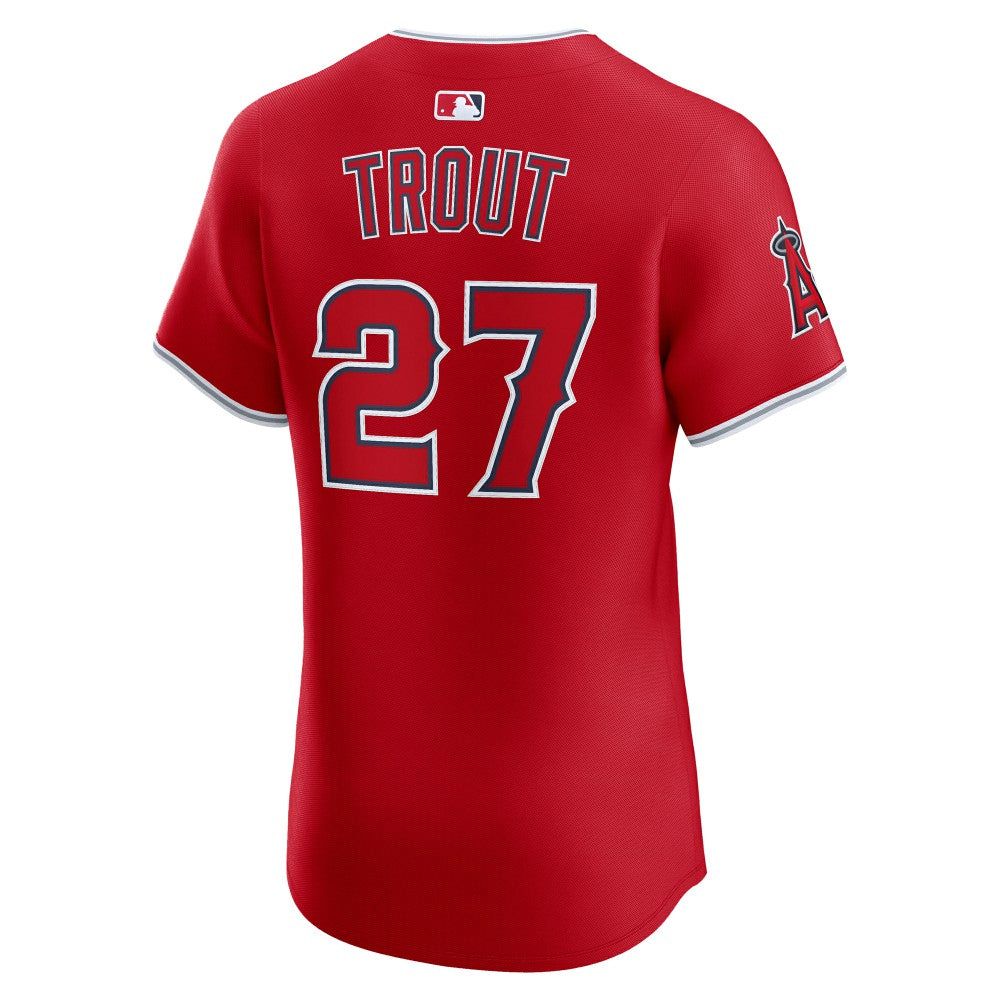 Mike Trout Los Angeles Angels Nike Alternate Elite Jersey - Red Jerseys