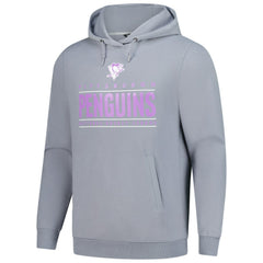 Pittsburgh Penguins Levelwear Hockey Fights Cancer Pulsar Off Season Tri-Blend Pullover Hoodie - Gray | US 202464040