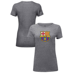 Barcelona 1863FC Women's Color Badge Tri-Blend T-Shirt Heather Gray