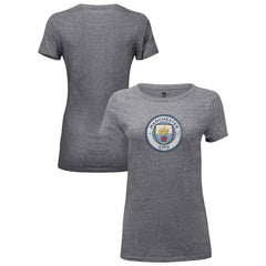 Manchester City 1863FC Women's Color Badge Tri-Blend T-Shirt Heather Gray
