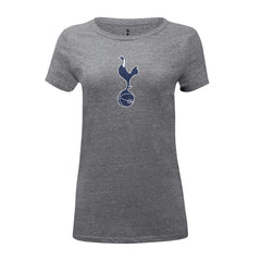 Tottenham Hotspur 1863FC Women's Color Badge Tri-Blend T-Shirt Heather Gray