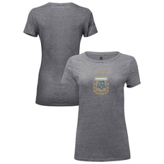 Argentina National Team 1863FC Women's Color Badge Tri-Blend T-Shirt Heather Gray