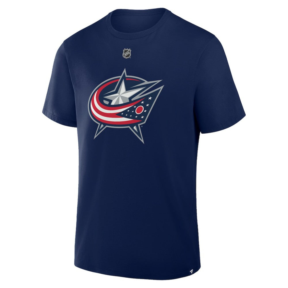 Zach Werenski Columbus Blue Jackets Fanatics Authentic Stack Name & Number T-Shirt - Navy | US 202466743