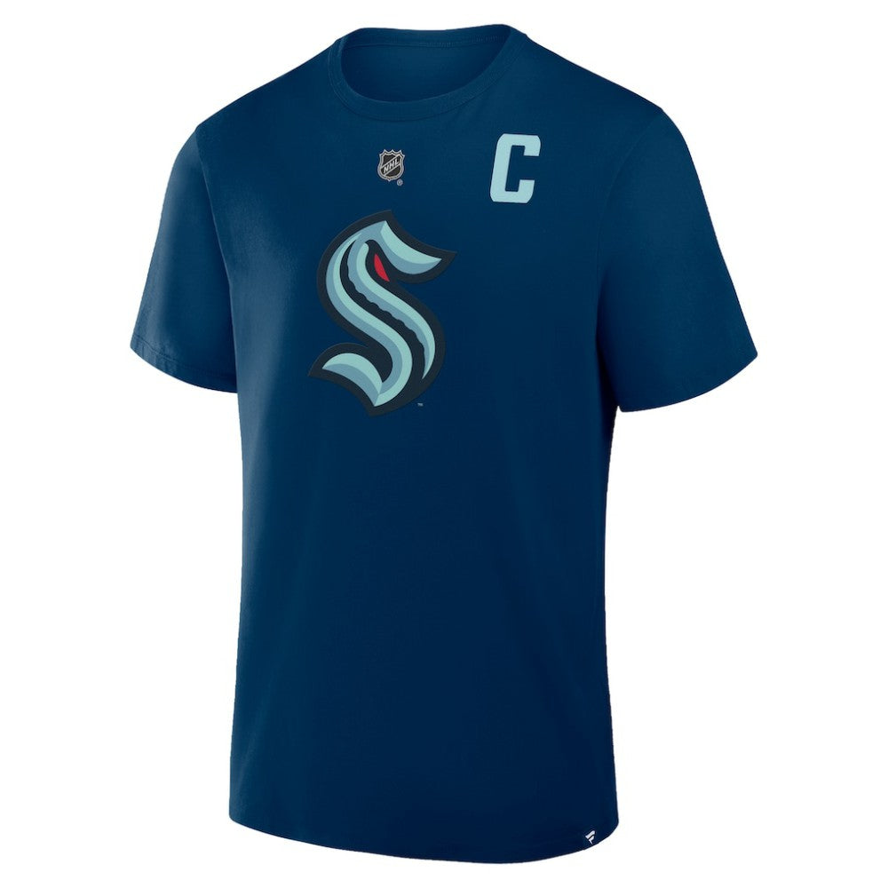 Jordan Eberle Seattle Kraken Fanatics Authentic Stack Name & Number T-Shirt - Navy | US 202466780