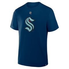 Philipp Grubauer Seattle Kraken Fanatics Authentic Stack Name & Number T-Shirt - Navy | US 202466790
