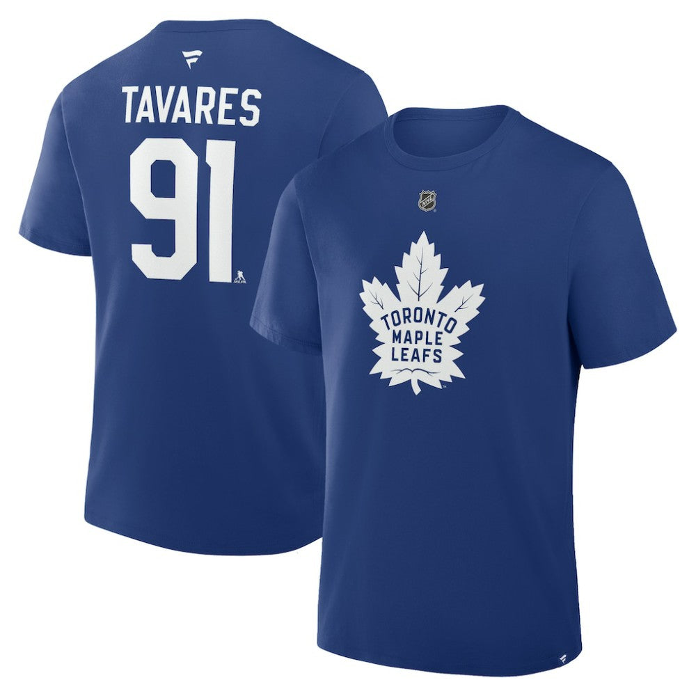John Tavares Toronto Maple Leafs Fanatics Authentic Stack Name & Number T-Shirt - Blue | US 202466800
