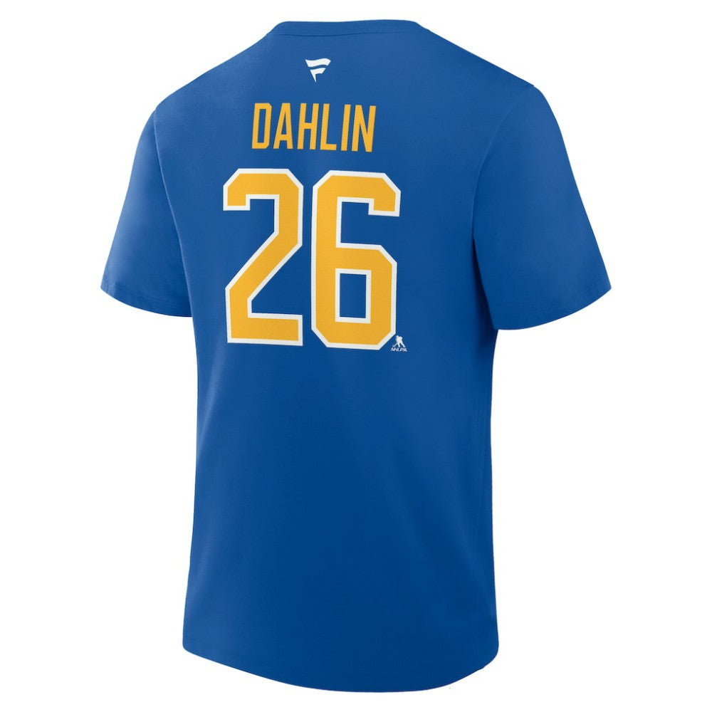 Rasmus Dahlin Buffalo Sabres Fanatics Authentic Stack Name & Number T-Shirt - Royal | US 202466802