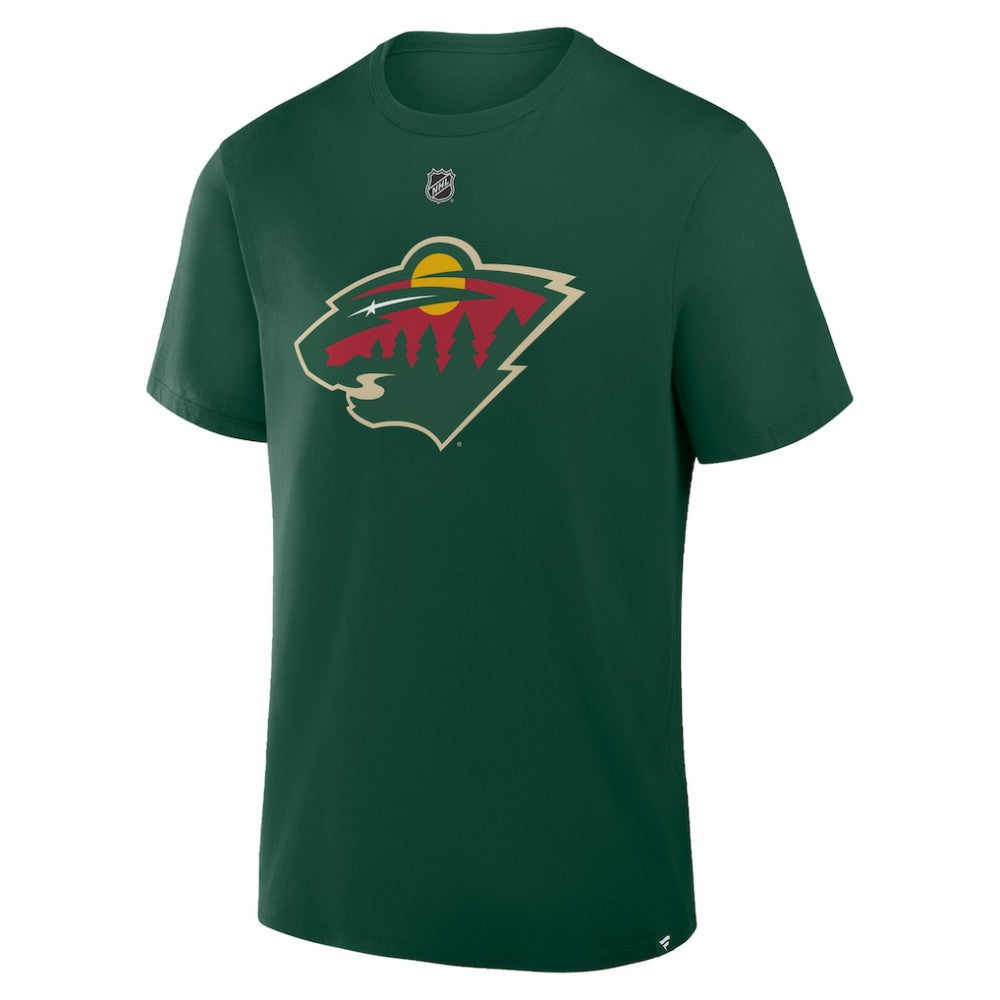 Kirill Kaprizov Minnesota Wild Fanatics Authentic Stack Name & Number T-Shirt - Green | US 202466827
