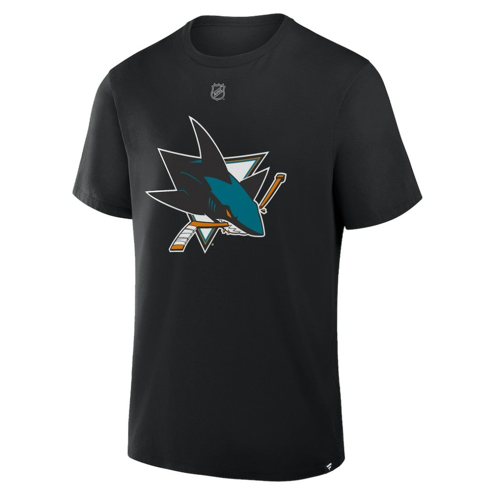 Macklin Celebrini San Jose Sharks Fanatics Authentic Stack Name & Number T-Shirt - Black | US 202466838