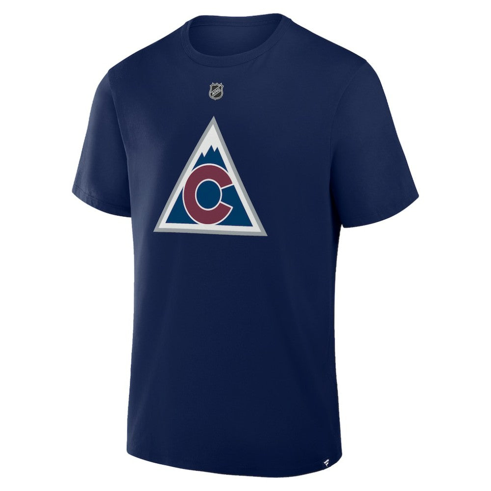 Cale Makar Colorado Avalanche Fanatics Authentic Stack Name & Number T-Shirt - Navy | US 202466891