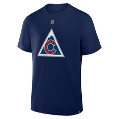 Cale Makar Colorado Avalanche Fanatics Authentic Stack Name & Number T-Shirt - Navy | US 202466891