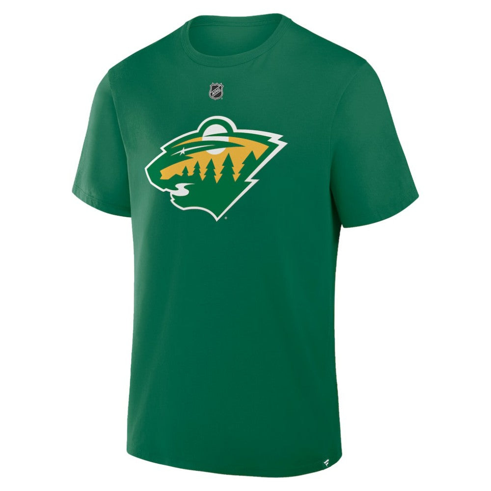 Matthew Boldy Minnesota Wild Fanatics Authentic Stack Name & Number T-Shirt - Kelly Green | US 202466909