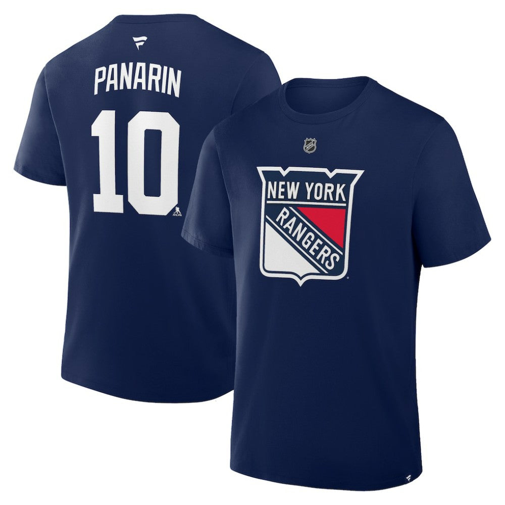 Artemi Panarin New York Rangers Fanatics Authentic Stack Name & Number T-Shirt - Navy | US 202466911