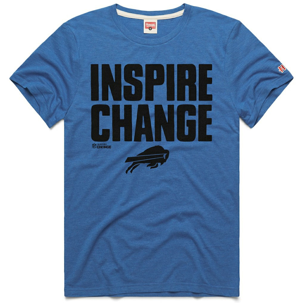 Buffalo Bills Homage Unisex 2024 Inspire Change Tri-Blend T-Shirt - Royal T-shirts