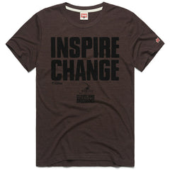Cleveland Browns Homage Unisex 2024 Inspire Change Tri-Blend T-Shirt - Brown T-shirts
