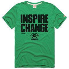 Green Bay Packers Homage Unisex 2024 Inspire Change Tri-Blend T-Shirt - Green T-shirts