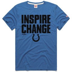 Indianapolis Colts Homage Unisex 2024 Inspire Change Tri-Blend T-Shirt - Royal T-shirts