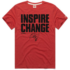Tampa Bay Buccaneers Homage Unisex 2024 Inspire Change Tri-Blend T-Shirt - Red T-shirts
