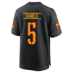 Jayden Daniels Washington Commanders Alternate Game Player Jersey - Black Jerseys