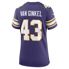 Andrew Van Ginkel Minnesota Vikings Women's Alternate Game Jersey - Purple Jerseys