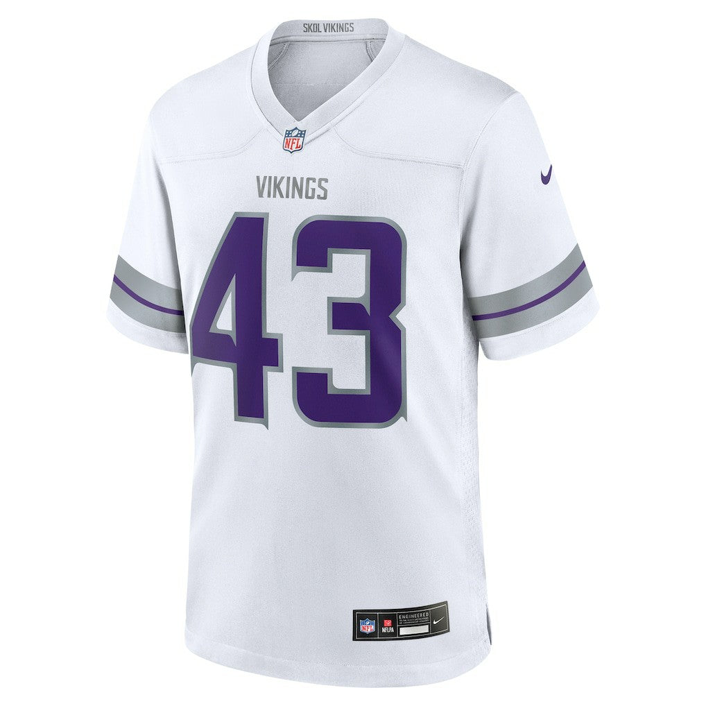 Andrew Van Ginkel Minnesota Vikings Alternate Game Jersey - White Jerseys