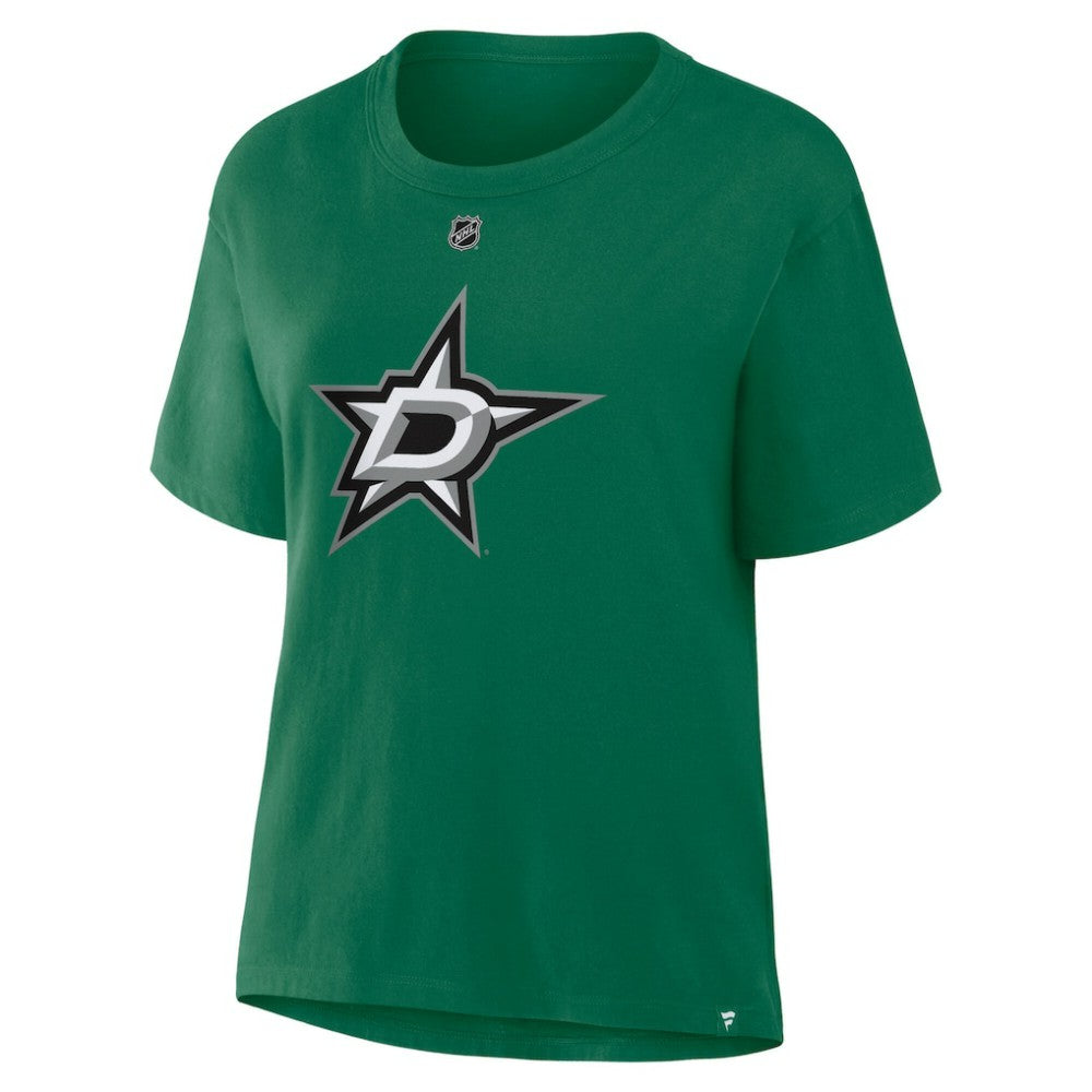 Tyler Seguin Dallas Stars Fanatics Women's Authentic Stack Name & Number T-Shirt - Kelly Green | US 202477497