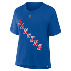 Artemi Panarin New York Rangers Fanatics Women's Authentic Stack Name & Number T-Shirt - Blue | US 202477567