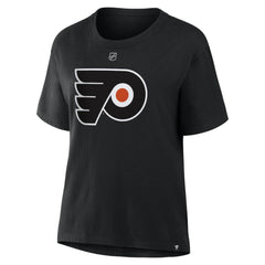 Matvei Michkov Philadelphia Flyers Fanatics Women's Authentic Stack Name & Number T-Shirt - Black | US 202477705