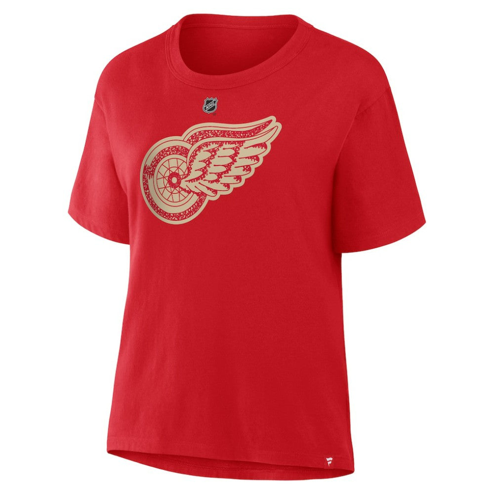 Alex DeBrincat Detroit Red Wings Fanatics Women's Authentic Stack Name & Number T-Shirt - Red | US 202477726