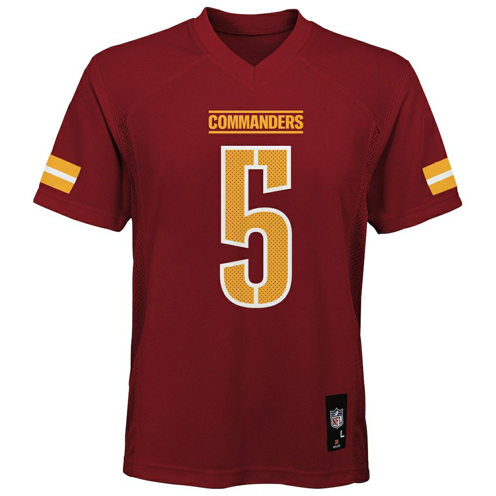 Jayden Daniels Washington Commanders Youth Replica Player Jersey - Burgundy Jerseys