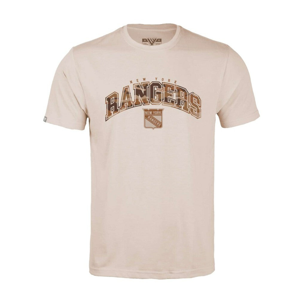 New York Rangers Levelwear Desert Camo Richmond Decoy T-Shirt - Khaki | US 202478651