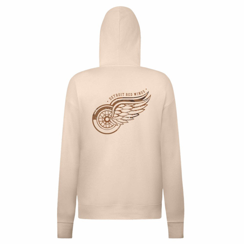 Detroit Red Wings Levelwear Women's Desert Camo Adorn Battalion Pullover Hoodie - Khaki | US 202478696