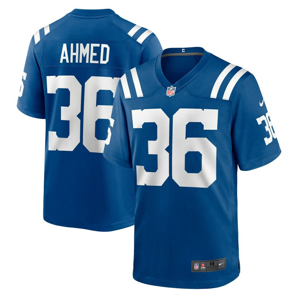Salvon Ahmed Indianapolis Colts Team Game Jersey - Royal Jerseys