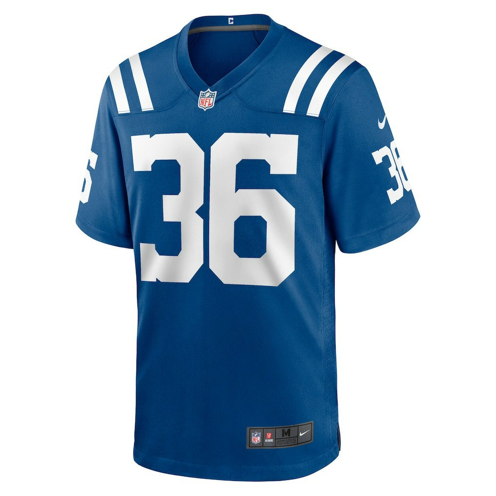 Salvon Ahmed Indianapolis Colts Team Game Jersey - Royal Jerseys