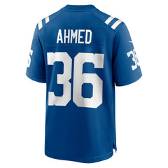 Salvon Ahmed Indianapolis Colts Team Game Jersey - Royal Jerseys