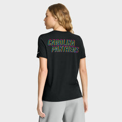 Carolina Panthers Women's 2025 NFL Crucial Catch Tri-Blend Dri-FIT T-Shirt - Black T-shirts
