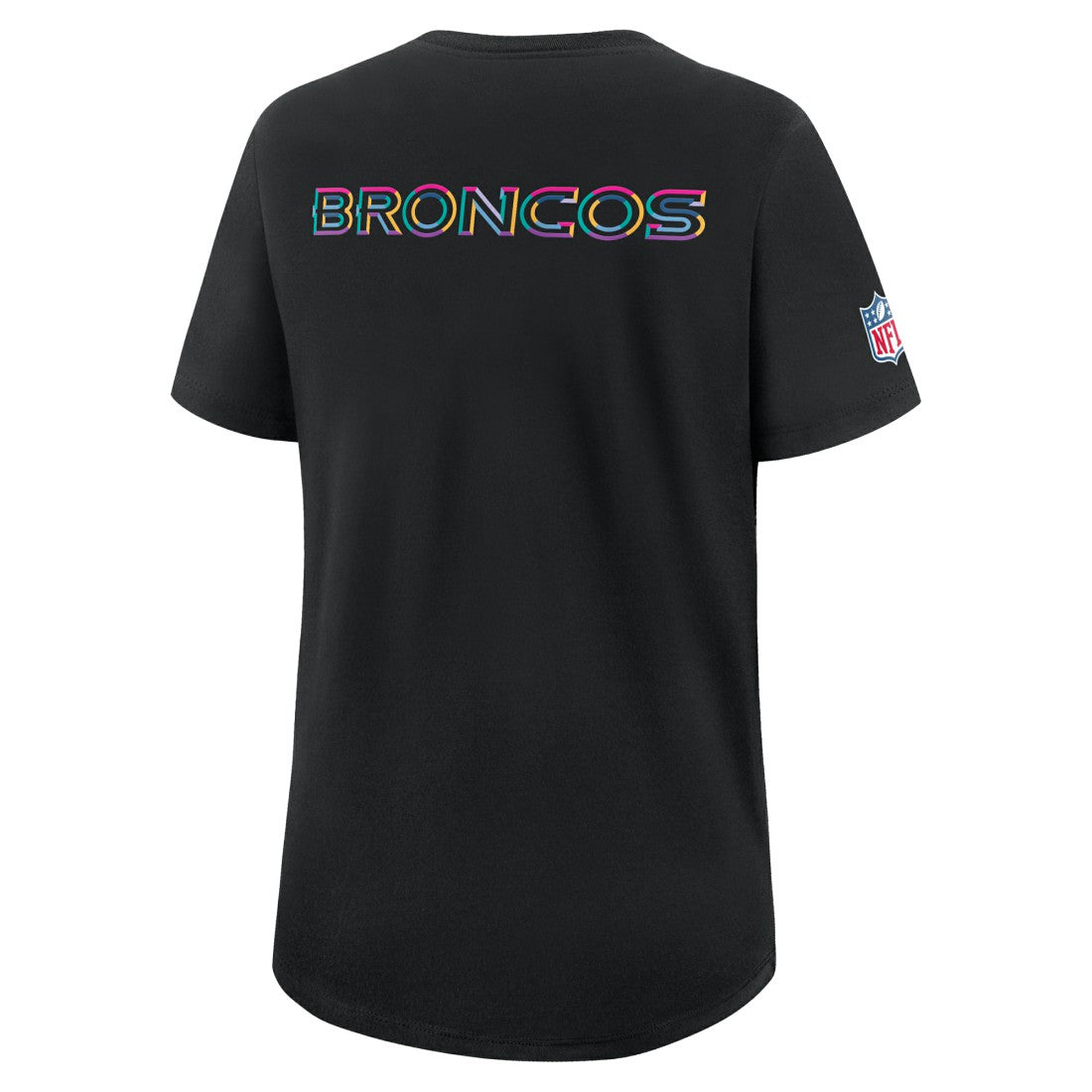 Denver Broncos Women's 2025 NFL Crucial Catch Tri-Blend Dri-FIT T-Shirt - Black T-shirts