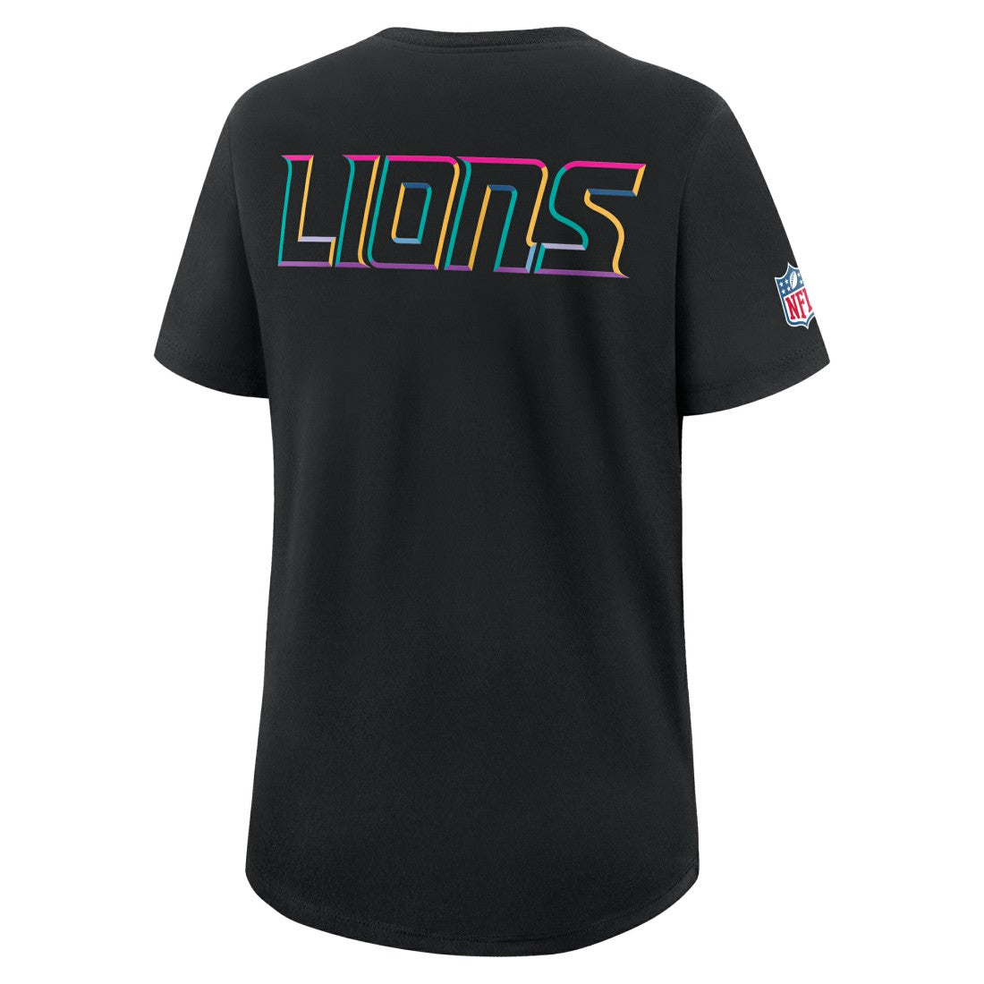 Detroit Lions Women's 2025 NFL Crucial Catch Tri-Blend Dri-FIT T-Shirt - Black T-shirts