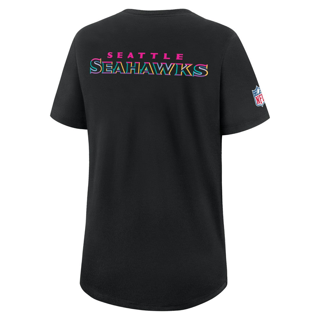 Seattle Seahawks Women's 2025 NFL Crucial Catch Tri-Blend Dri-FIT T-Shirt - Black T-shirts