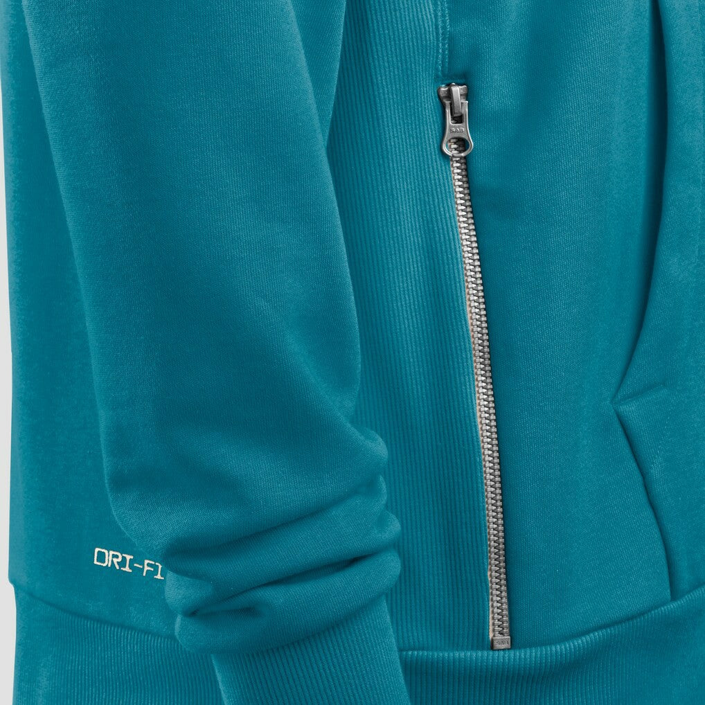 Jacksonville Jaguars Women's Throwback Sideline Standard Issue Dri-FIT Hoodie - Teal Hoodies