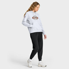 Cleveland Browns Women's Throwback Sideline Standard Issue Dri-FIT Hoodie - White Hoodies