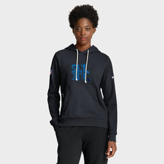 Houston Texans Women's Throwback Sideline Standard Issue Dri-FIT Hoodie - Navy Hoodies