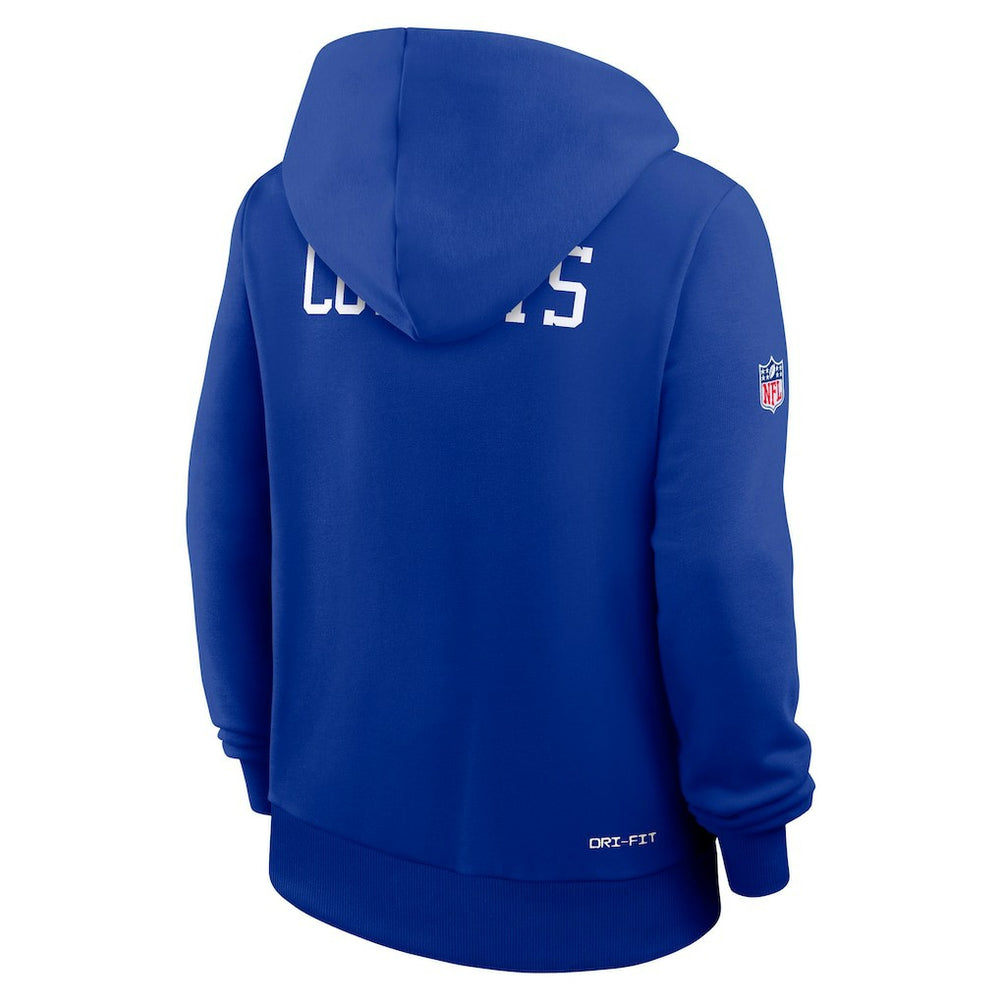 Dallas Cowboys Women's Throwback Sideline Standard Issue Dri-FIT Hoodie - Royal Hoodies