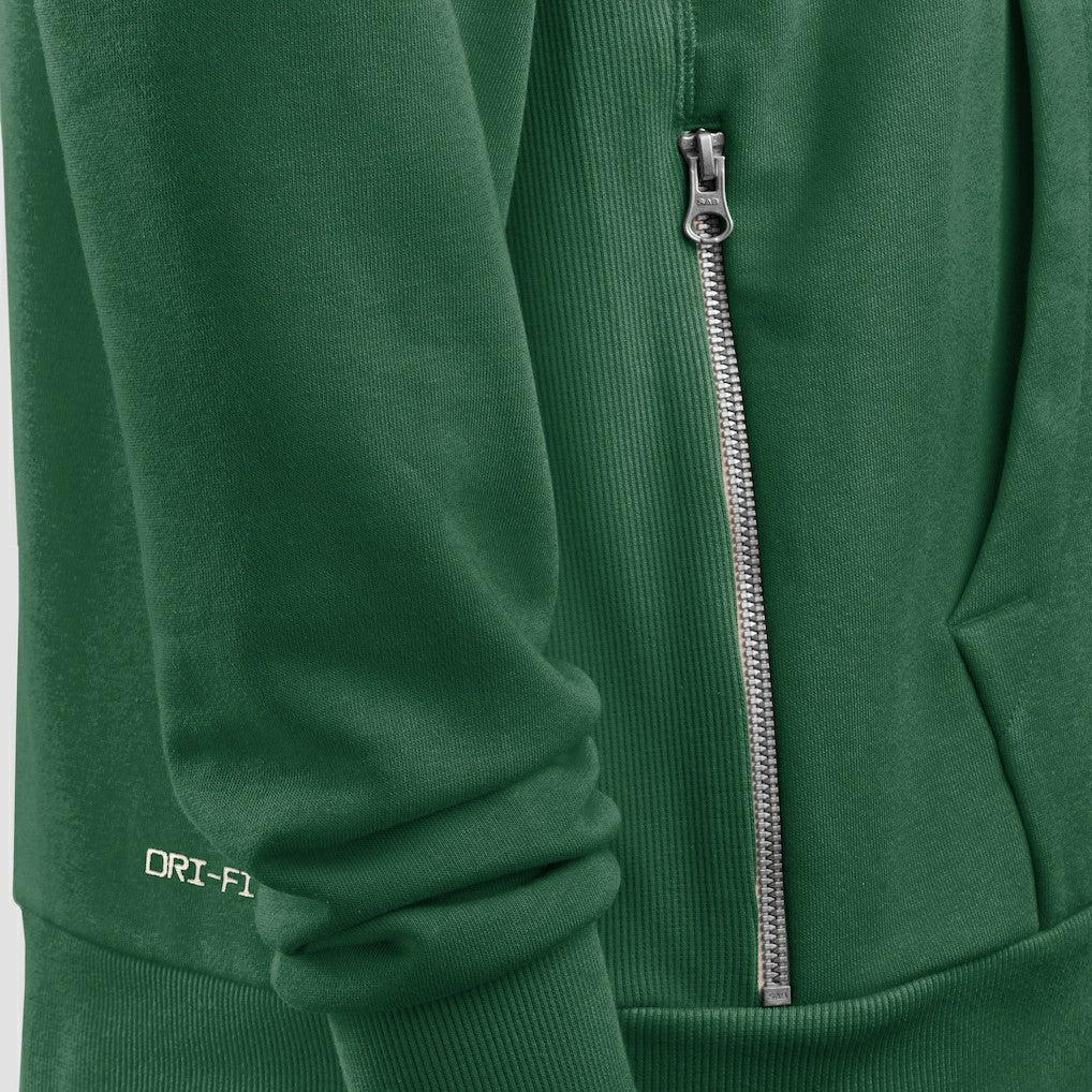 New York Jets Women's Throwback Sideline Standard Issue Dri-FIT Hoodie - Kelly Green Hoodies
